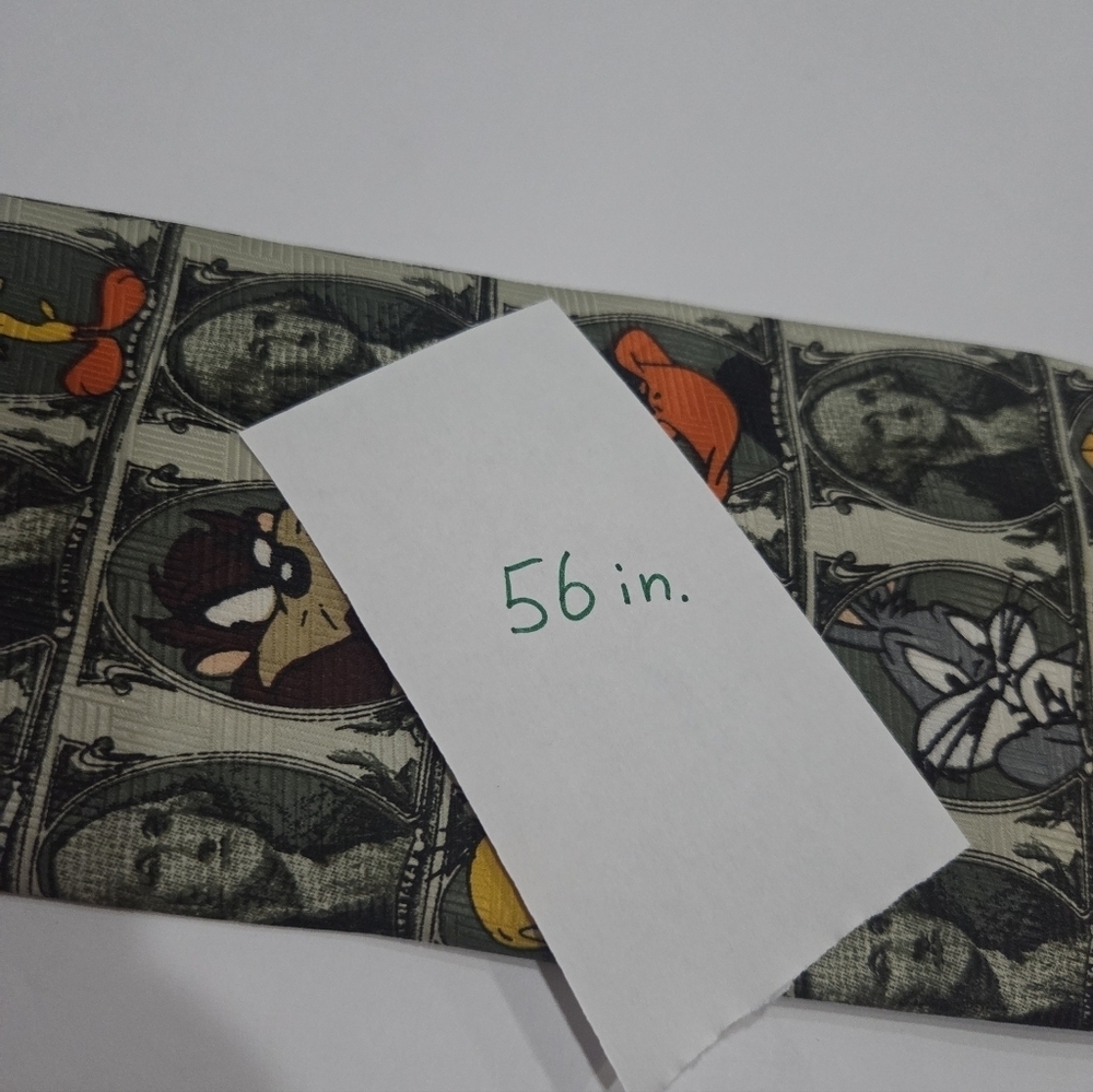 1997 Looney Tunes Character Print Tie - Picture 6 of 6